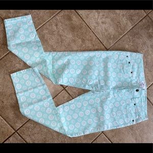 Vineyard Vines Aqua & White Jeans